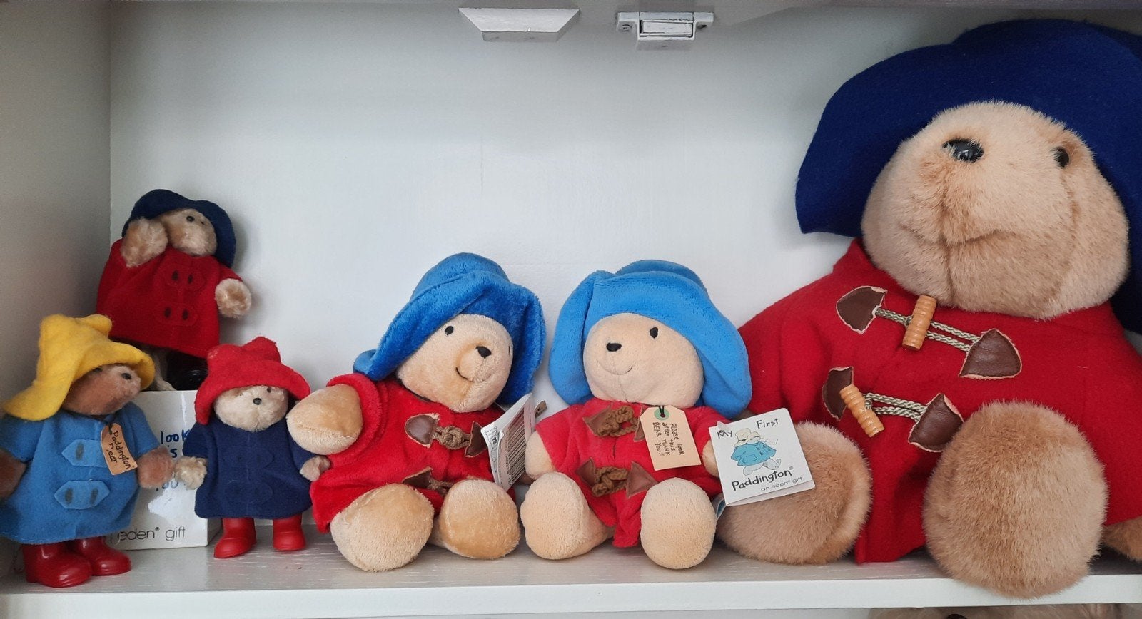 Paddington berenfamilie, Ophalen of Verzenden, Zo goed als nieuw, Stoffen beer, Overige merken