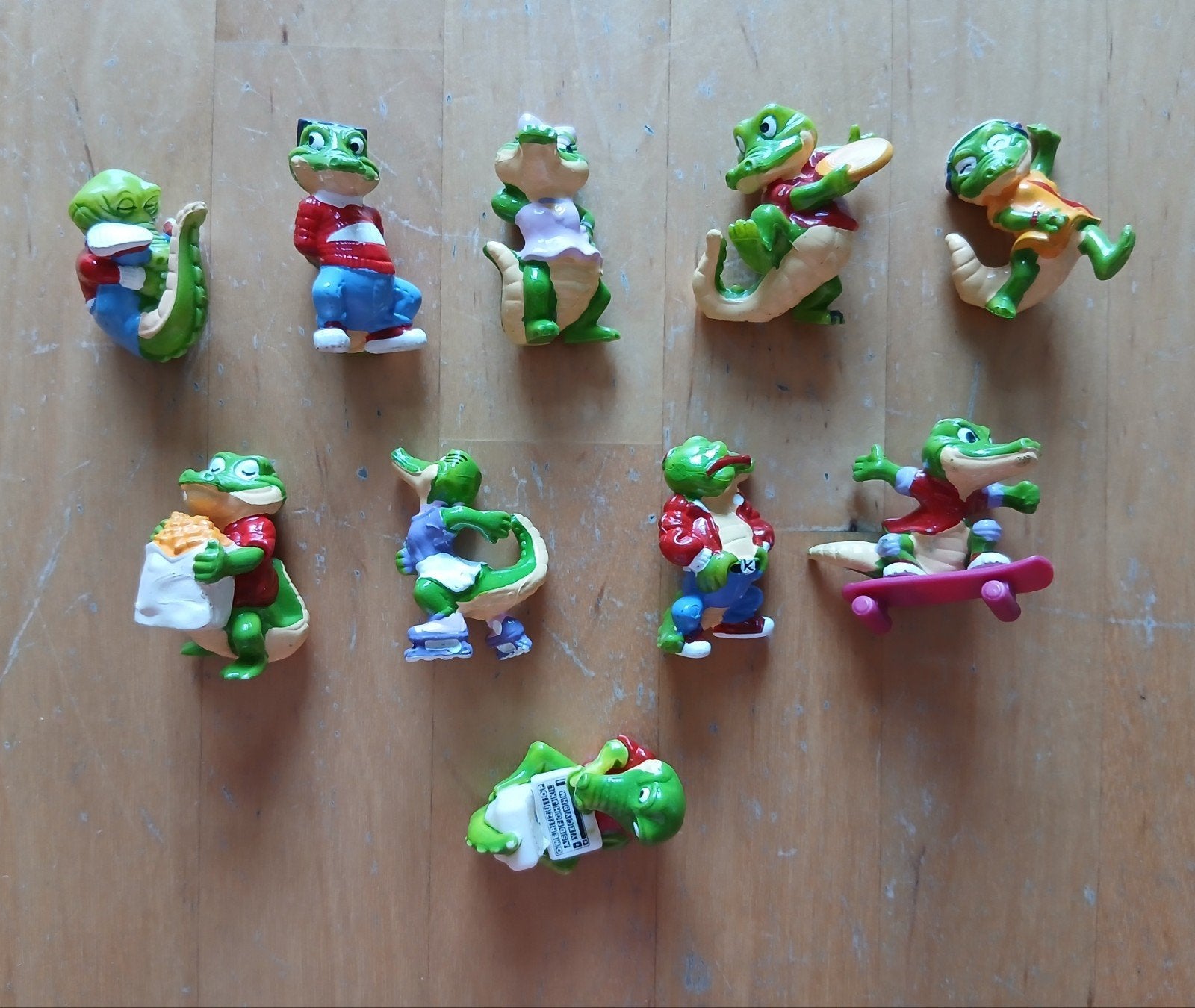 10 City Crocos figuurtjes - Kindersurprise / Ferrero, Ophalen of Verzenden, Hardplasticfiguren
