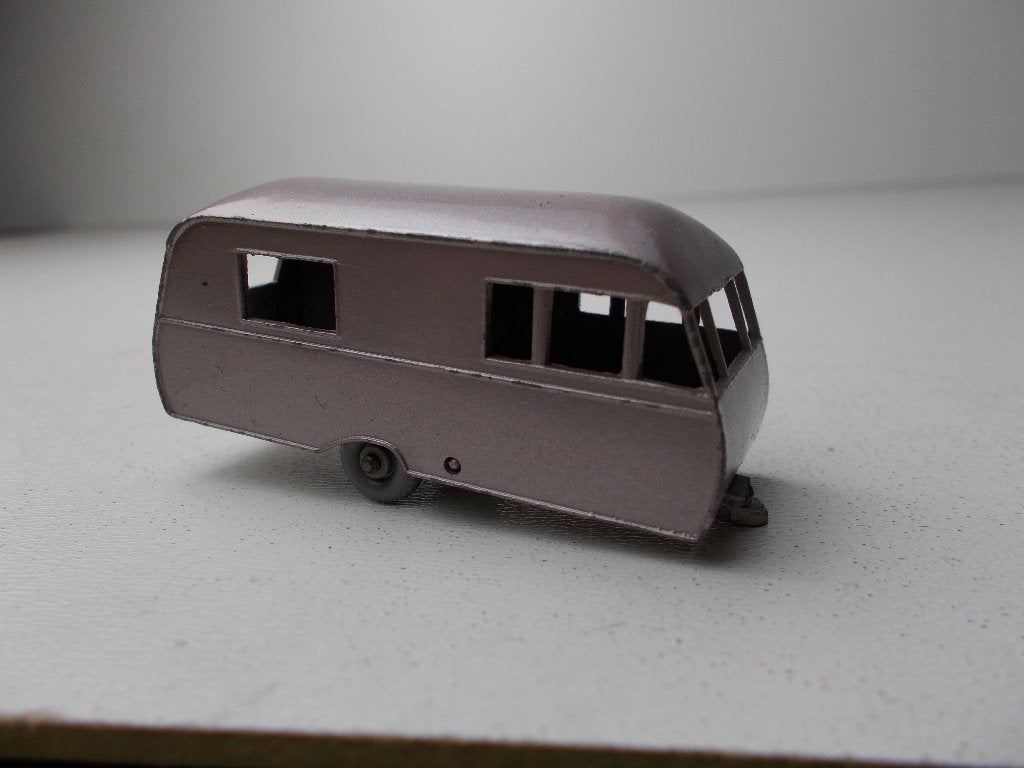 1960 Matchbox Lesney No. 23C BLUEBIRD DAUPHINE CARAVAN., Hobby en Vrije tijd, Modelauto's | 1:50, Ophalen of Verzenden, Gebruikt