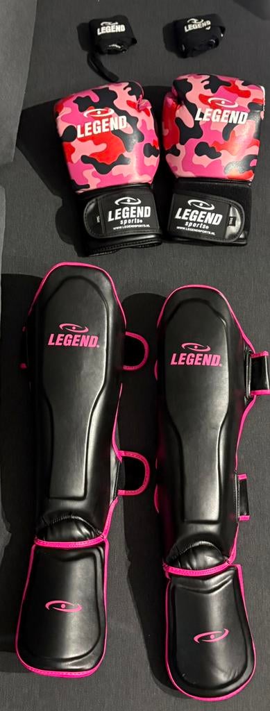 Legend Sports Bokshandschoenen - Scheenbeschermers - Bandage, Ophalen, Overige, Vechtsportbescherming, Nieuw