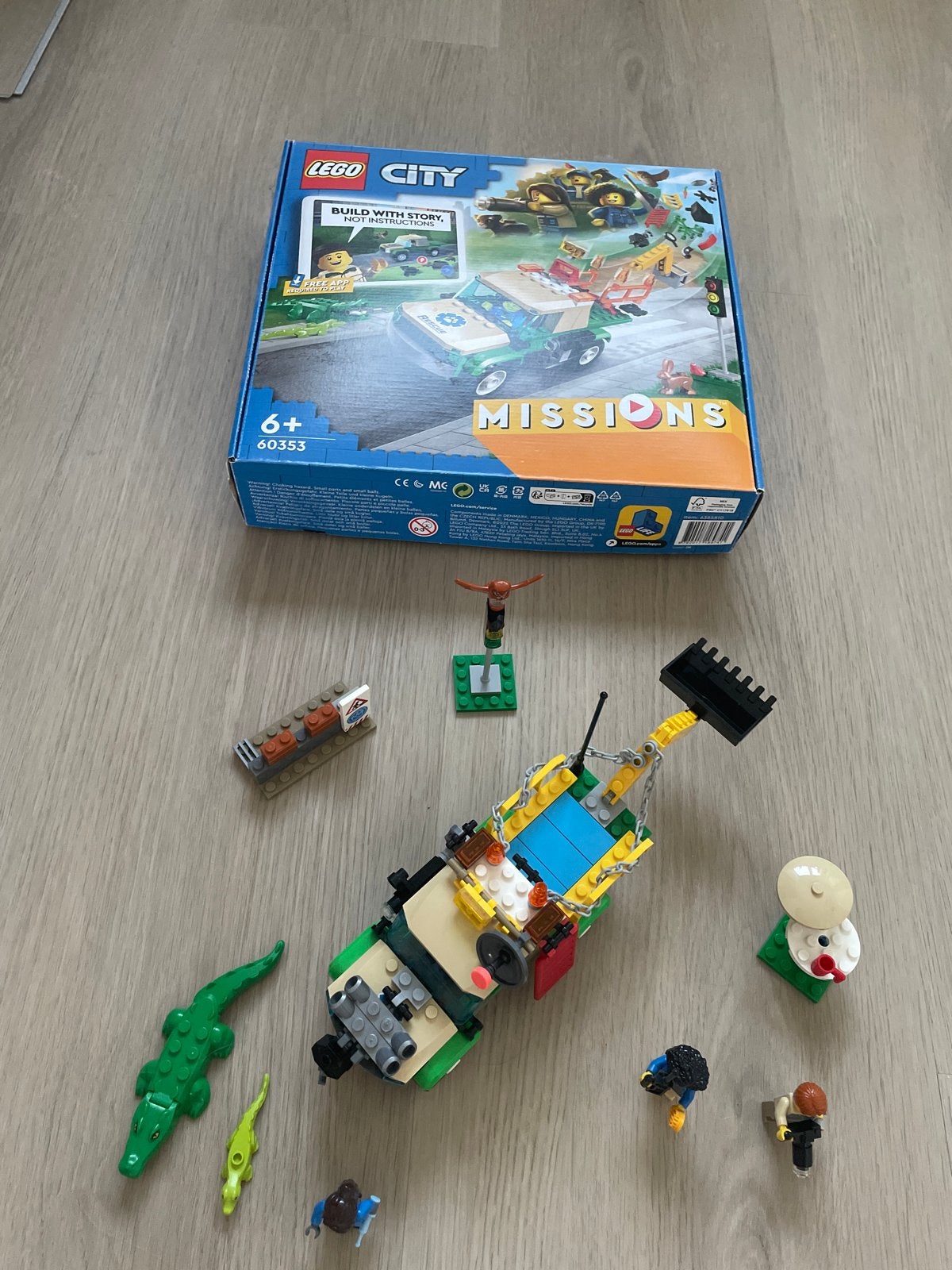 Lego City Missions Dieren Redden Missie Set 60353, Ophalen, City, Lego, Zo goed als nieuw