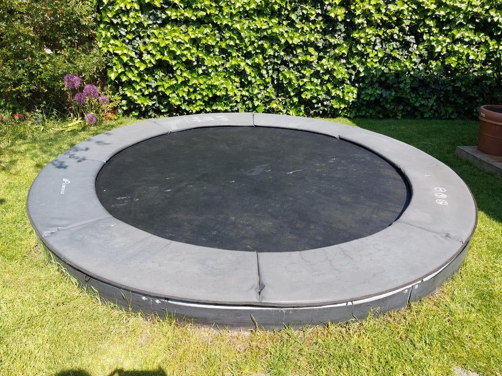 Akrobat Orbit InGround Trampoline - 305 diameter, Ophalen, Gebruikt