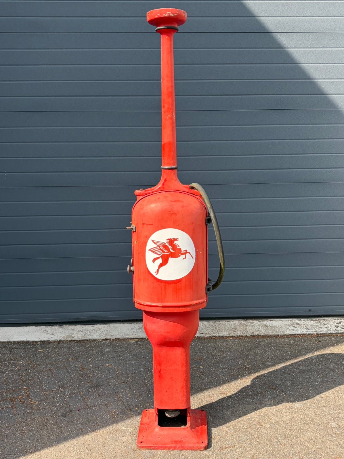 G&B gilbert & barker T8 benzinepomp 1907 mobilgas, Ophalen, Gebruikt
