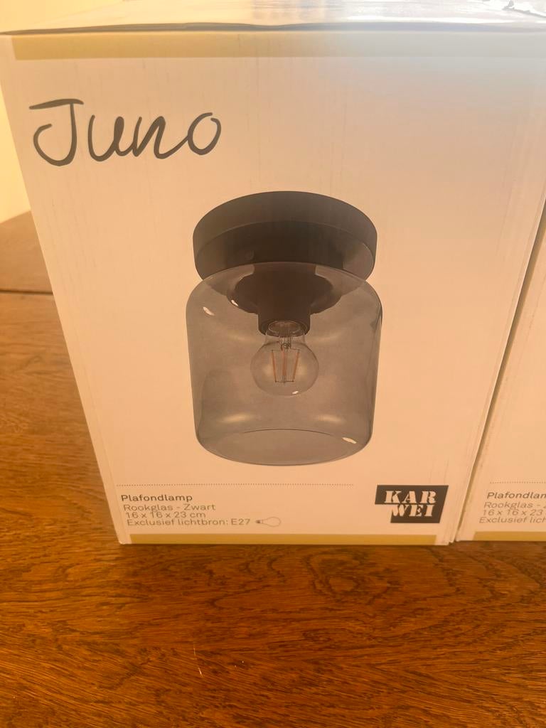 JUNO hanglampen (4 stuks) - Karwei, Huis en Inrichting, Lampen | Hanglampen, Ophalen, Nieuw