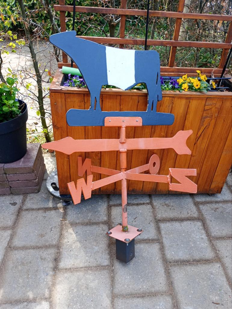 Windwijzer met een koe, Tuin en Terras, Windwijzers en Windmolens, Ophalen of Verzenden