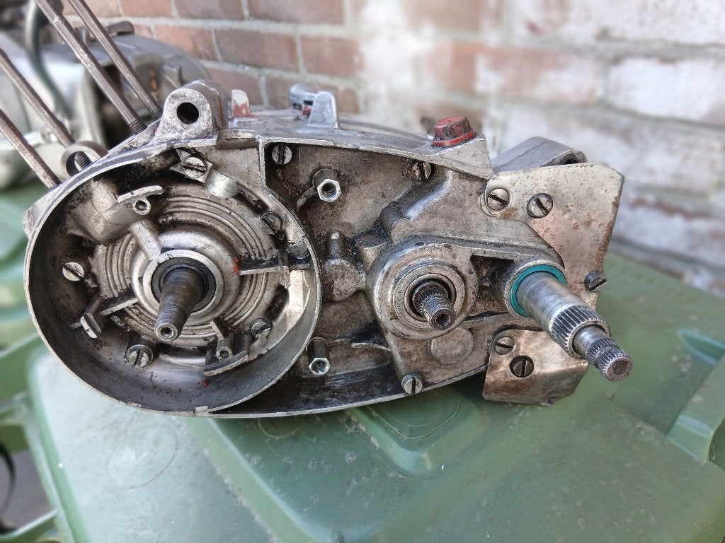Motorblok 3 voet rond 50 cc, Ophalen of Verzenden, Gebruikt, Blok