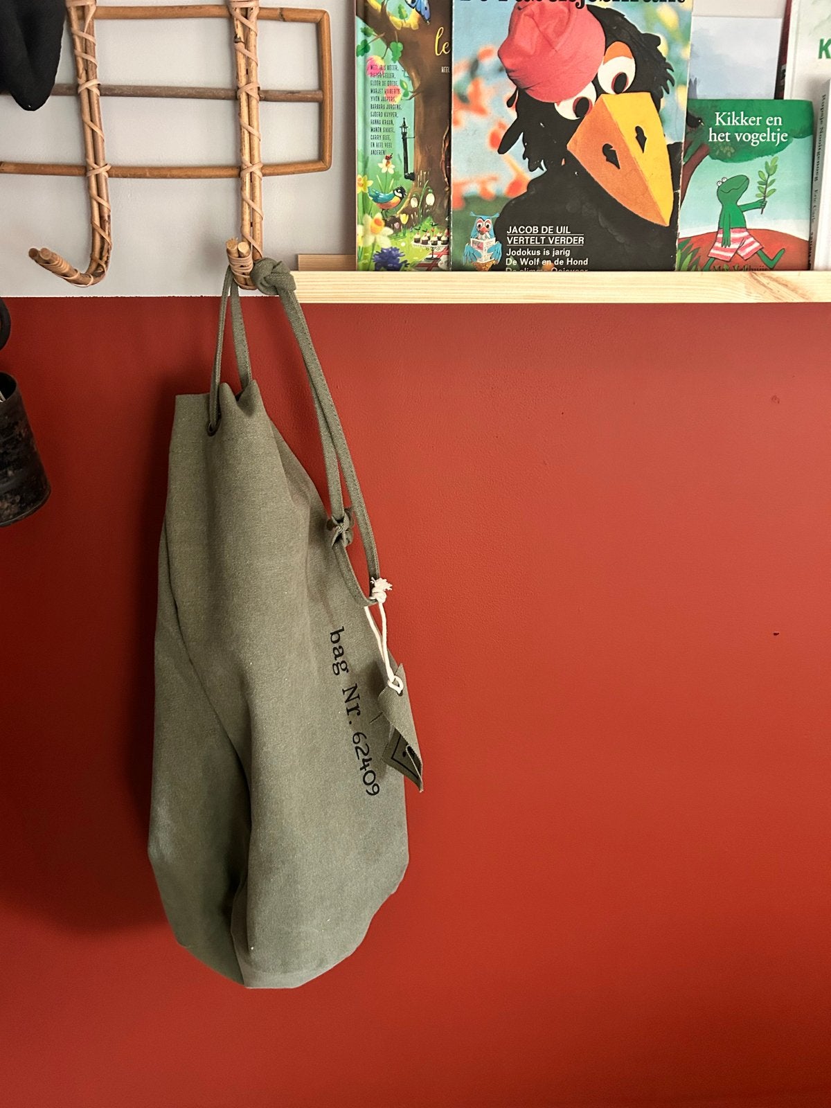 Stoere legergroene tas - RAW. bag Nr. 62409, Ophalen of Verzenden, Gebruikt