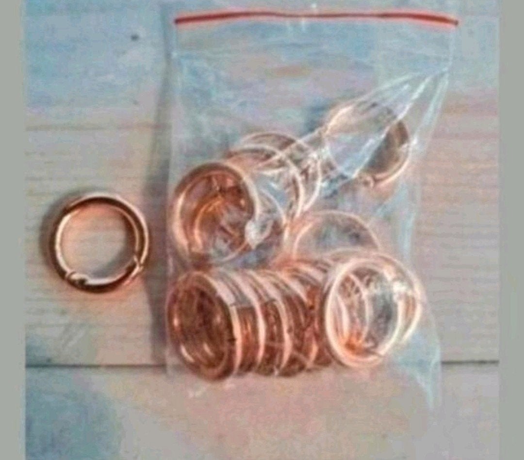Set van nieuwe goudkleurige O-ringen. Nieuw, Ophalen of Verzenden, Nieuw