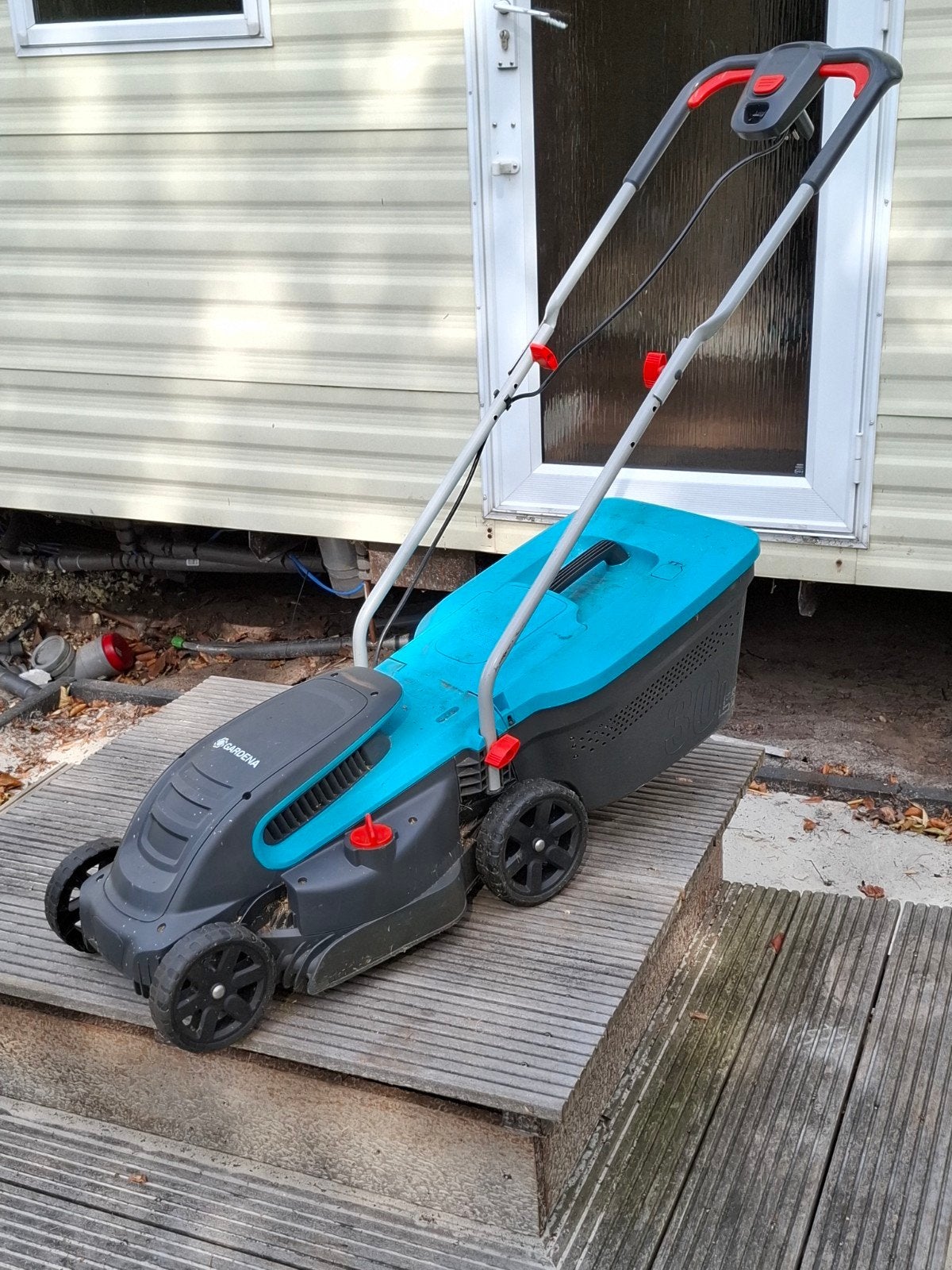 Gardena Elektrische Grasmaaier - Zo goed als nieuw, Ophalen, Cirkelmaaier, Elektrische grasmaaier, Zo goed als nieuw