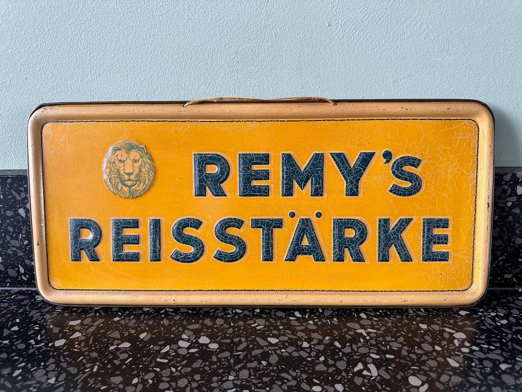 Mooi blikken Remy's Reisstärke bord. Rob Otten. Stokoud., Ophalen of Verzenden, Gebruikt, Reclamebord