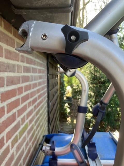Thule fietsendrager voor camper, Auto diversen, Fietsendragers, Gebruikt, 2 fietsen, Elektrische fiets, Achterklepdrager