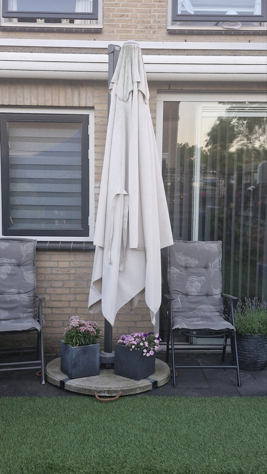 Zweef parasol 3M, Ophalen, Zo goed als nieuw, Zweefparasol