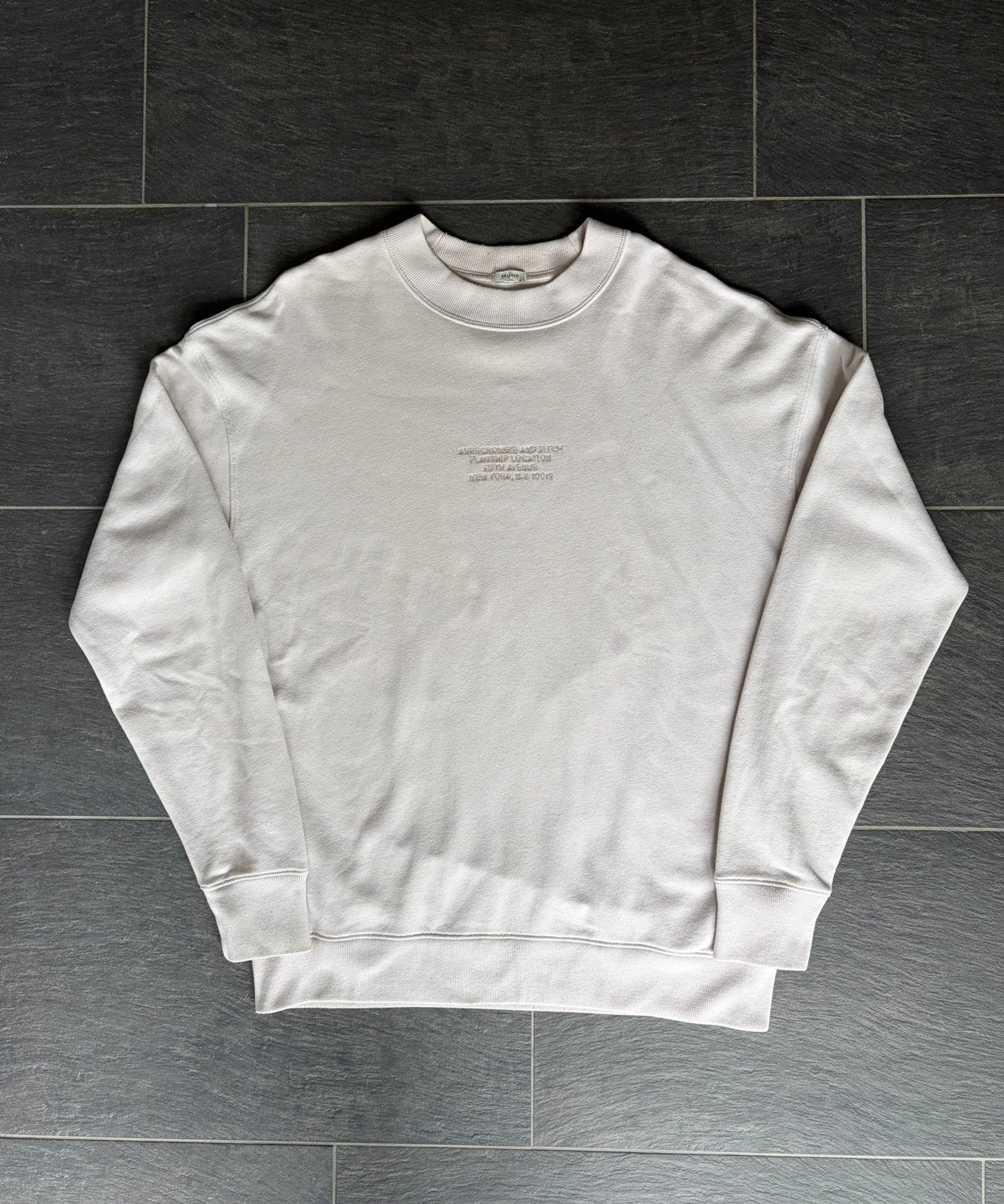 Sweater Abercrombie & Fitch maat M, Ophalen of Verzenden, Gedragen, Maat 48/50 (M), Beige
