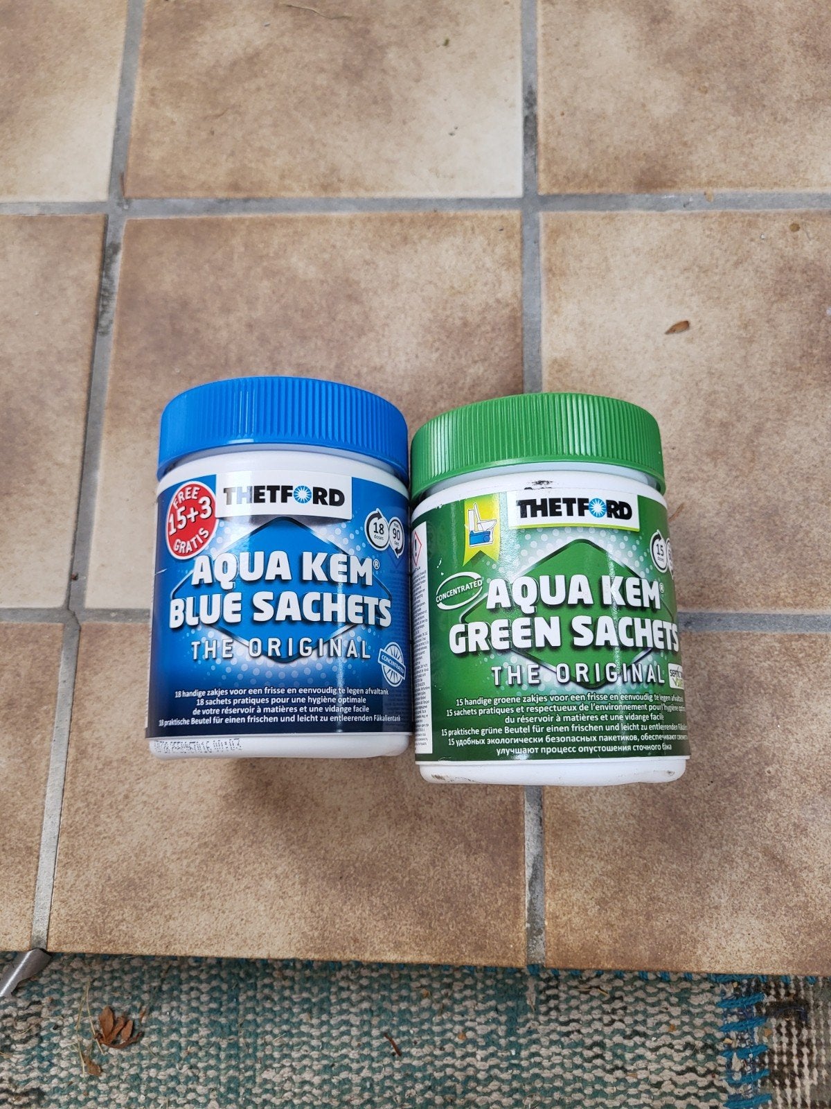 Thetford Aqua Kem Blue (nieuw) en Green (nog 5), Ophalen of Verzenden
