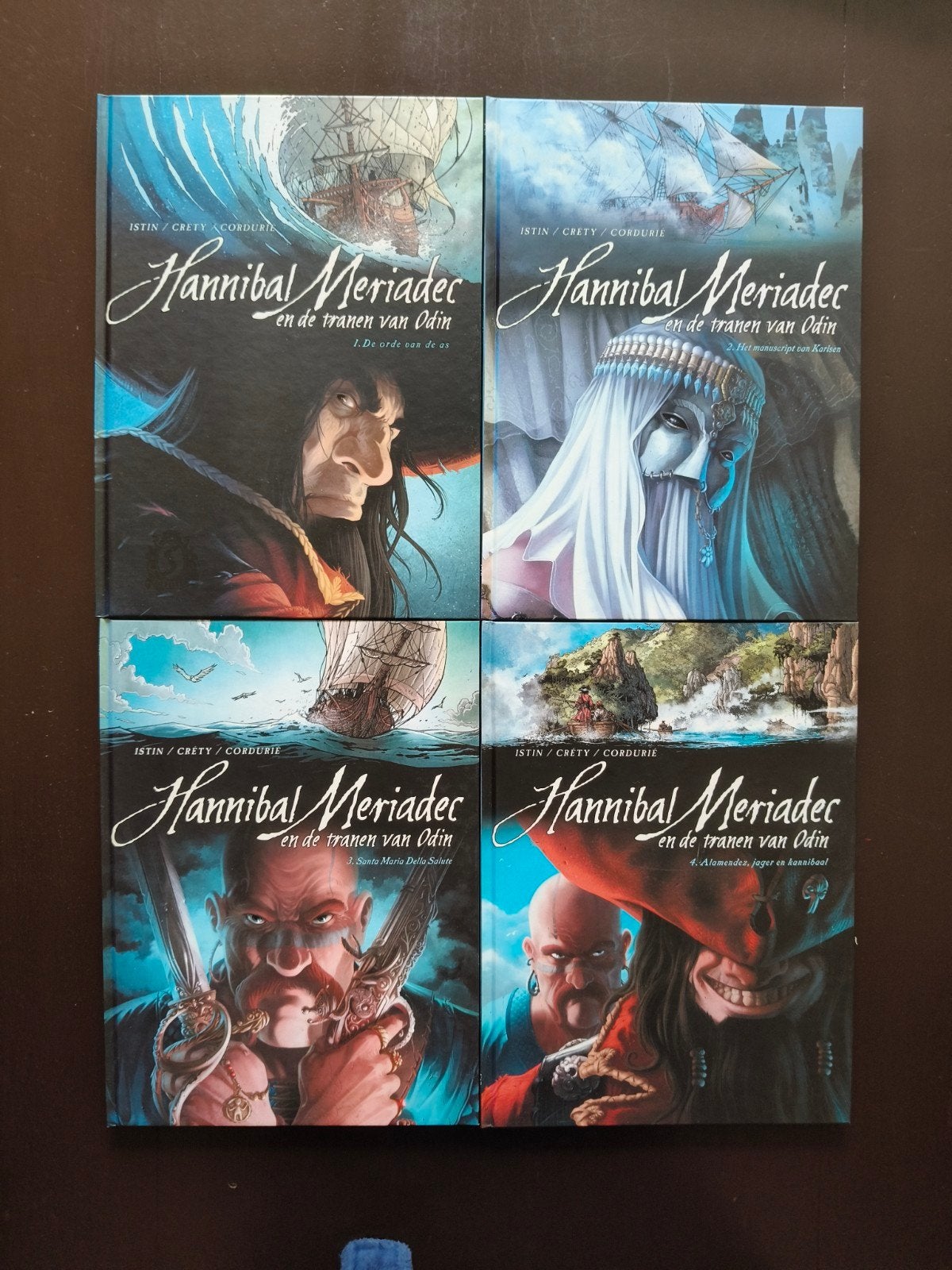 Hannibal Meriadec, 4 delen. Hard Cover., Boeken, Eén stripboek, Ophalen of Verzenden, Zo goed als nieuw
