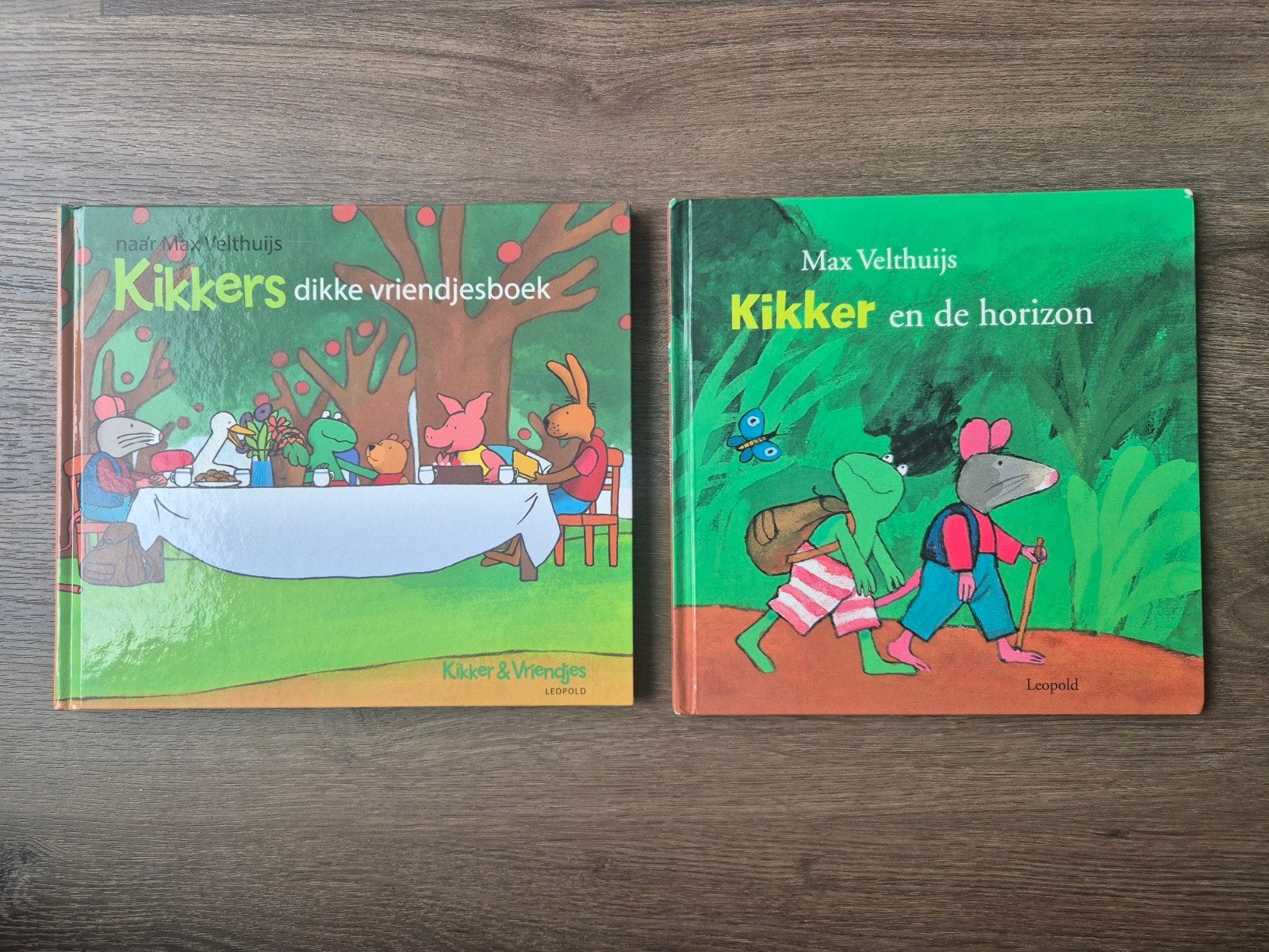 'Kikkers dikke vriendjesboek' & 'Kikker en de, Ophalen, Fictie algemeen, Max Velthuijs, Jongen of Meisje