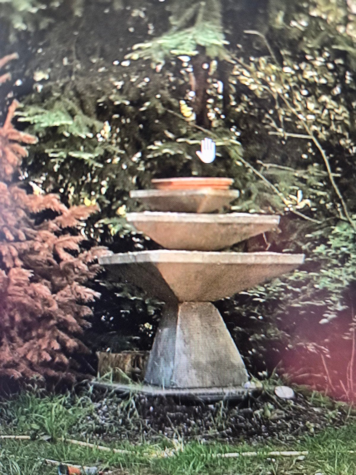 Betonnen Tuinfontein - Klassiek Waterornament, Tuin en Terras, Ophalen of Verzenden, Gebruikt, Beton