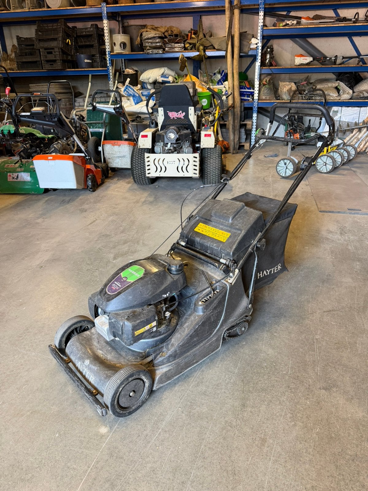 Hayter Harrier 48 pro - loopmaaier, zie omschrijving, Tuin en Terras, Grasmaaiers, Ophalen, 50 cm of meer