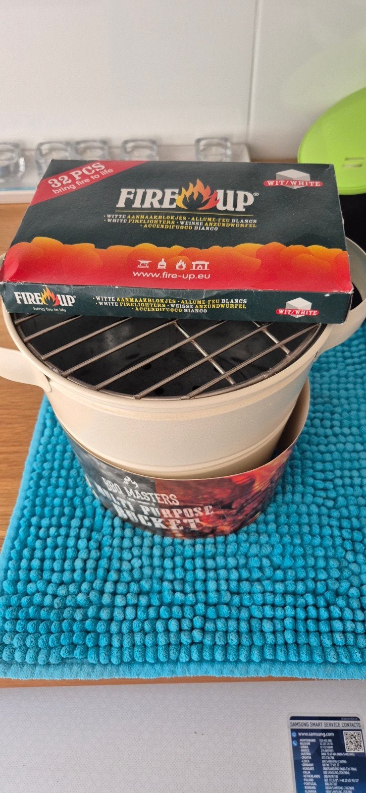 BBQ Masters Emmer met Fire-Up aanmaakblokjes, Ophalen