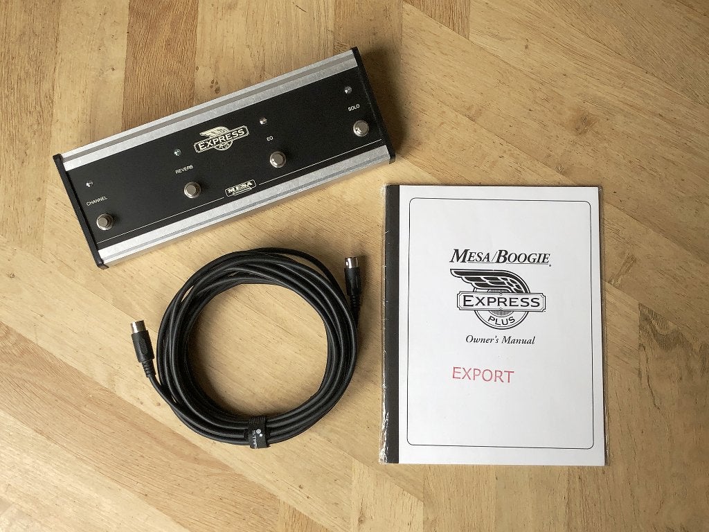 Mesa Express Plus  footswitch/kabel/manual, Ophalen of Verzenden, Zo goed als nieuw