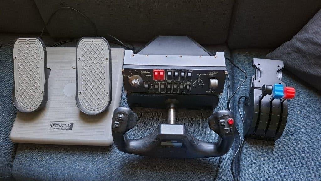Flight Simulator Setup, Ophalen, Gebruikt, Logitech