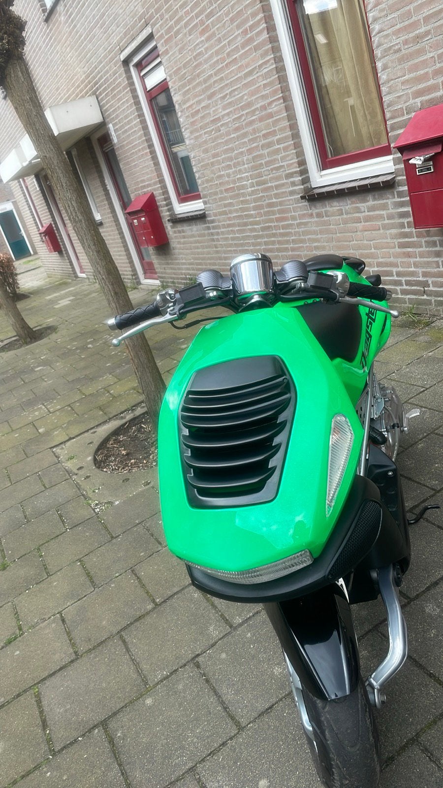 Italjet dragster Lamborghini countach green oldtimer 70cc, Ophalen, Zo goed als nieuw, Benzine, Overige modellen