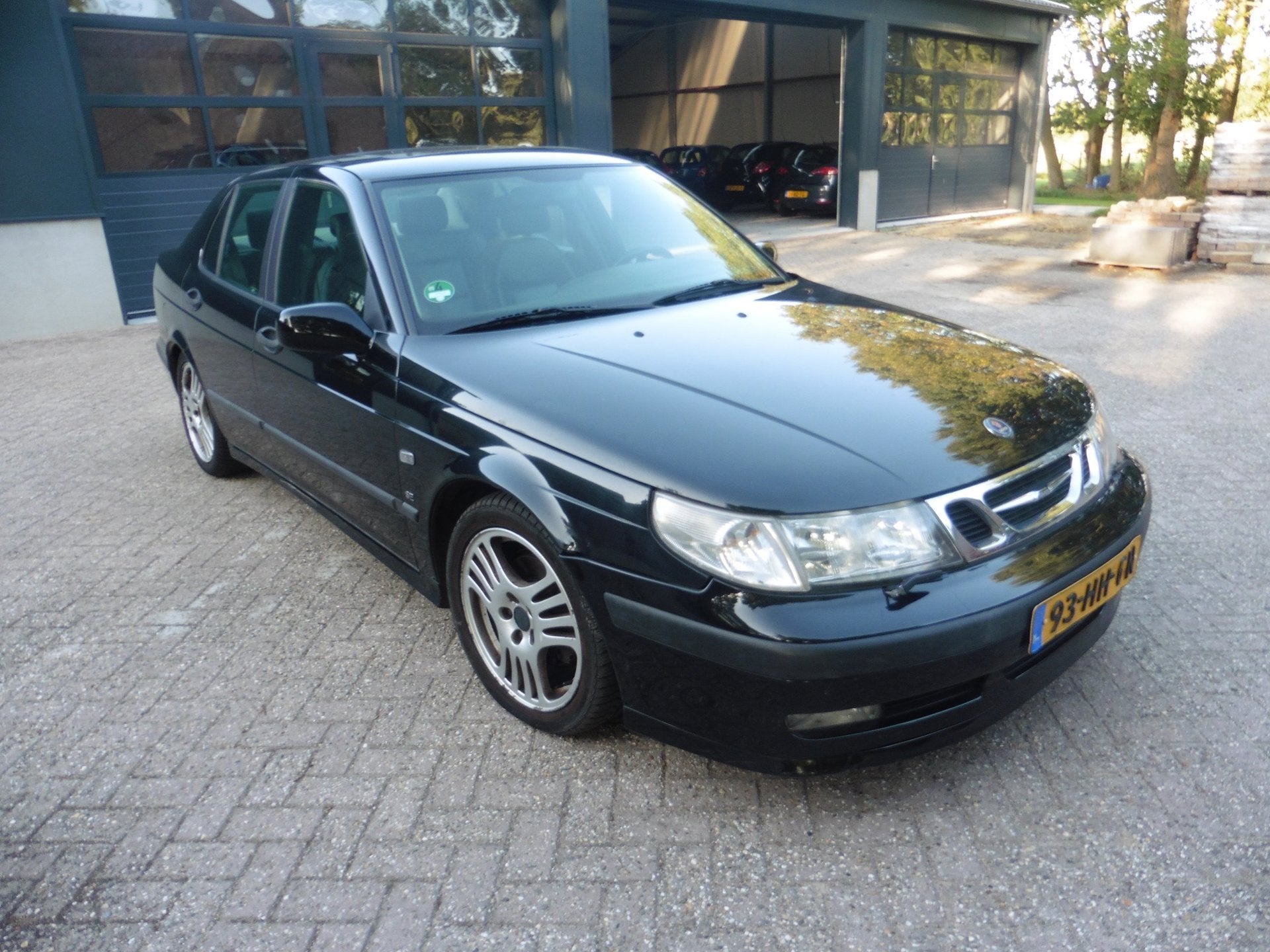Saab 9-5 2.0t SE, Auto's, Saab, 150 pk, Zwart, Bedrijf, Stoelverwarming