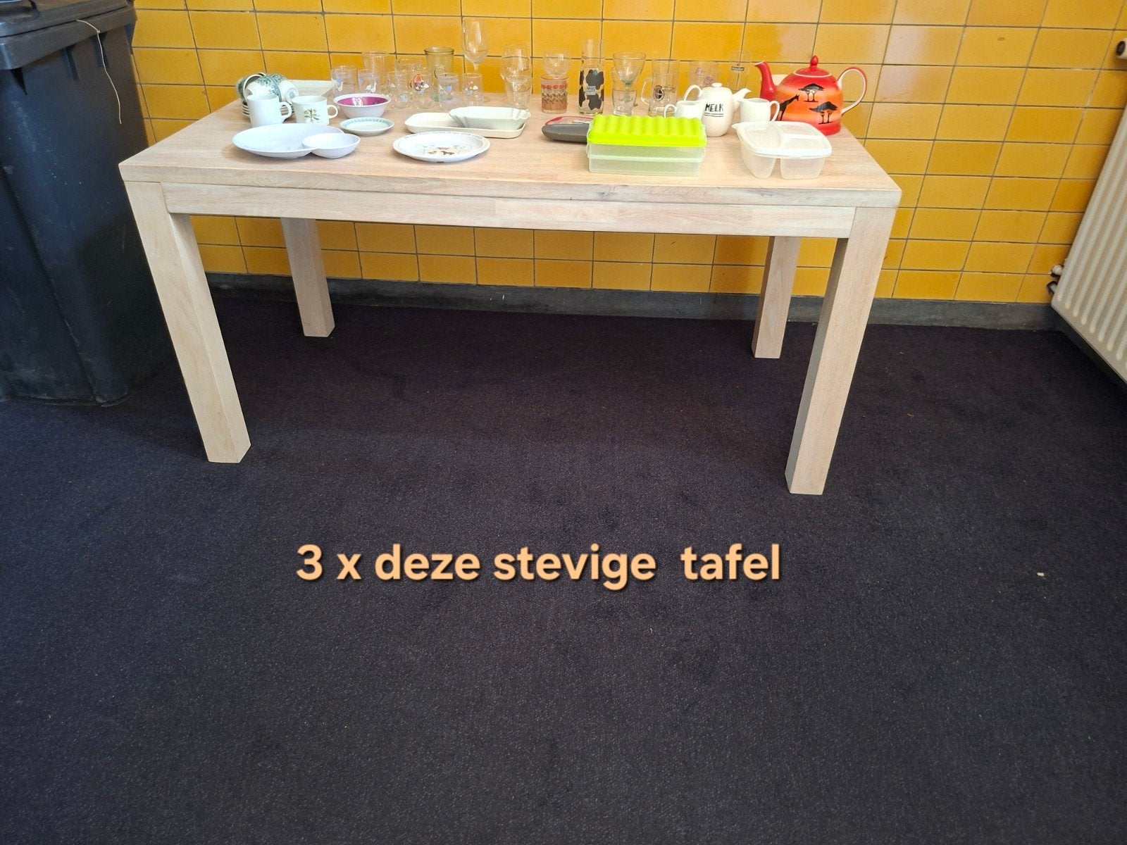 Eet tafel Gratis, Ophalen