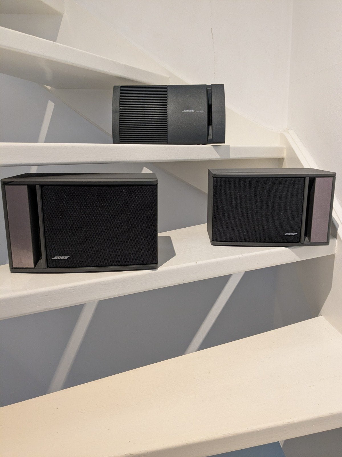 Bose Speakerset - Model 141 & V1000B, Ophalen, Gebruikt, Bose, Geschikt voor surround/home cinema