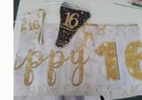Verjaardag 16 jaar 2x slingers en banner, Ophalen of Verzenden