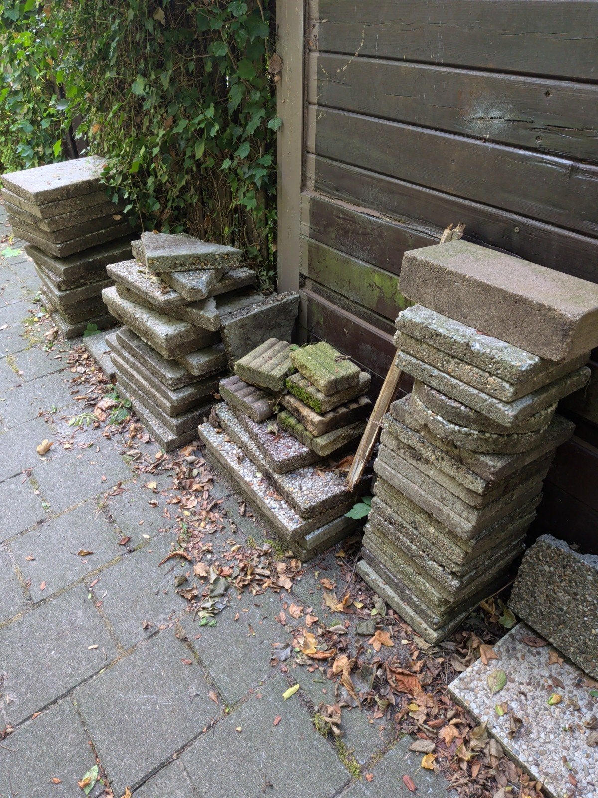 Verschillende Gratis Tegels, Ophalen, Gebruikt, 5 tot 10 m², Beton