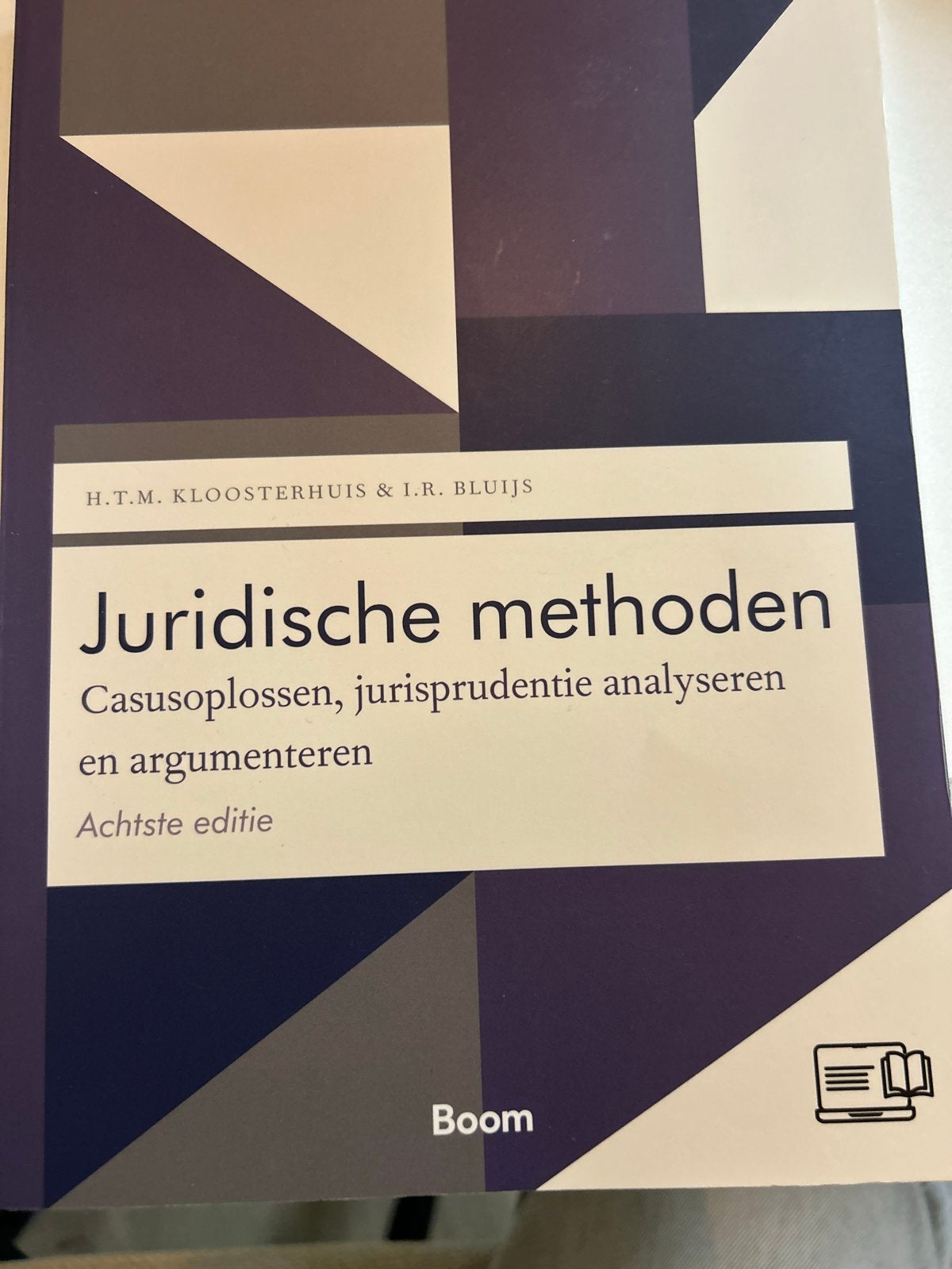 Juridische methoden - Casusoplossen, jurisprudentie analyser, Ophalen of Verzenden, Gamma, Zo goed als nieuw, HBO