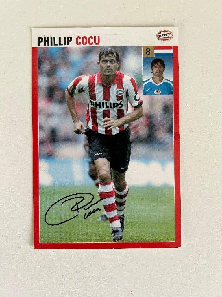 Phillip Cocu kaarten, Ophalen of Verzenden, Zo goed als nieuw, PSV, Poster, Plaatje of Sticker