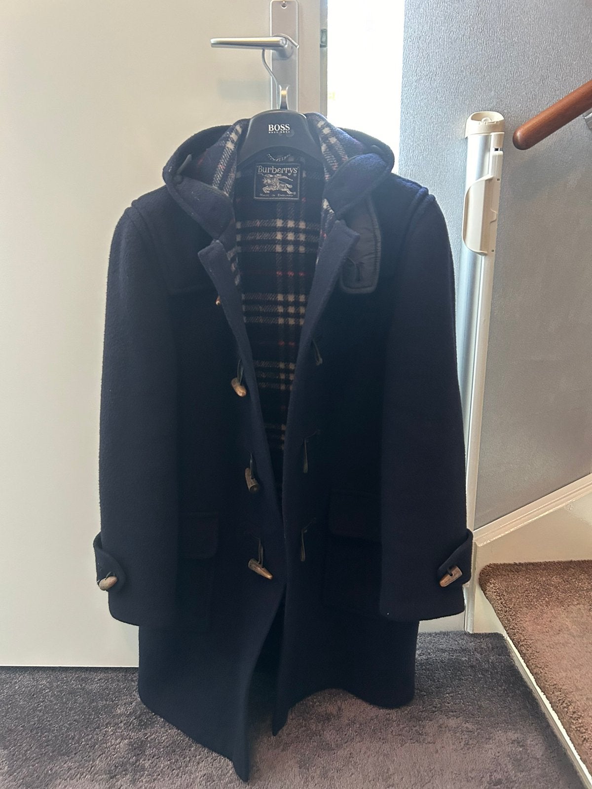 Te koop burberry,s duffle coat, Ophalen of Verzenden, Zo goed als nieuw, Maat 48/50 (M)