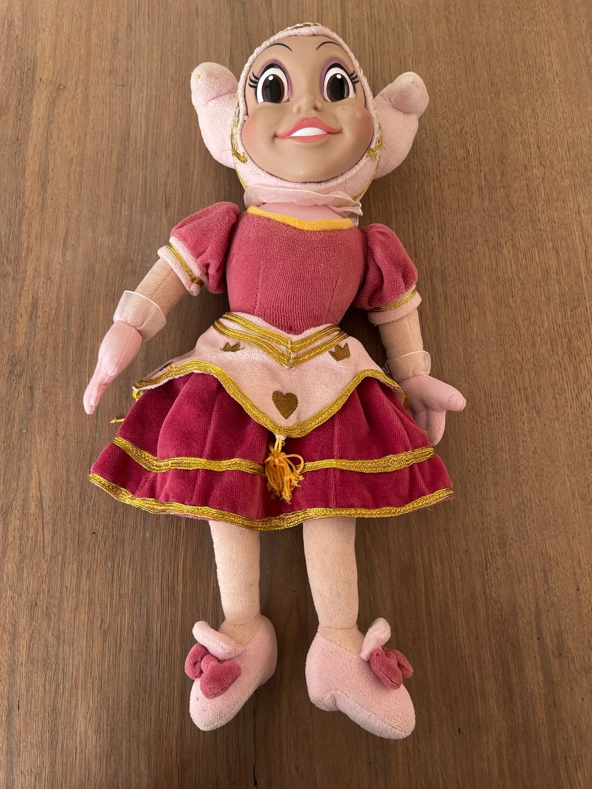 Efteling pop Pardijntje 45 cm - Knuffelpop, Ophalen of Verzenden, Zo goed als nieuw, Beeldje of Poppetje