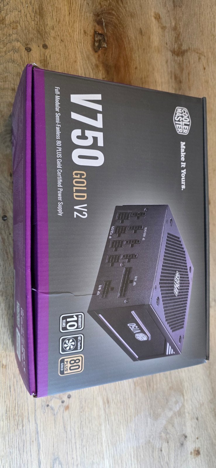 Cooler Master V750 Gold V2 Voeding - Gebruikt, Compleet, Computers en Software, Interne voedingen, Ophalen of Verzenden, Gebruikt