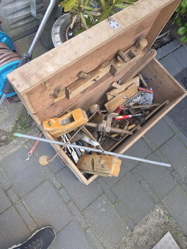 Grote partij oud gereedschap, diverse soorten, Ophalen, Gebruikt
