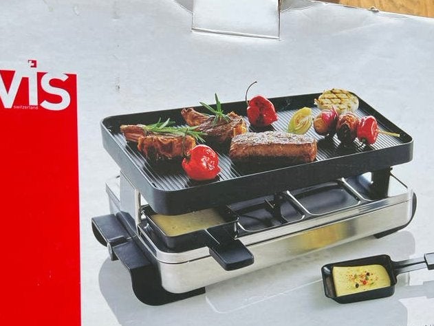 Novis Raclette Grill Set Classic & Hot, Ophalen of Verzenden, Zo goed als nieuw