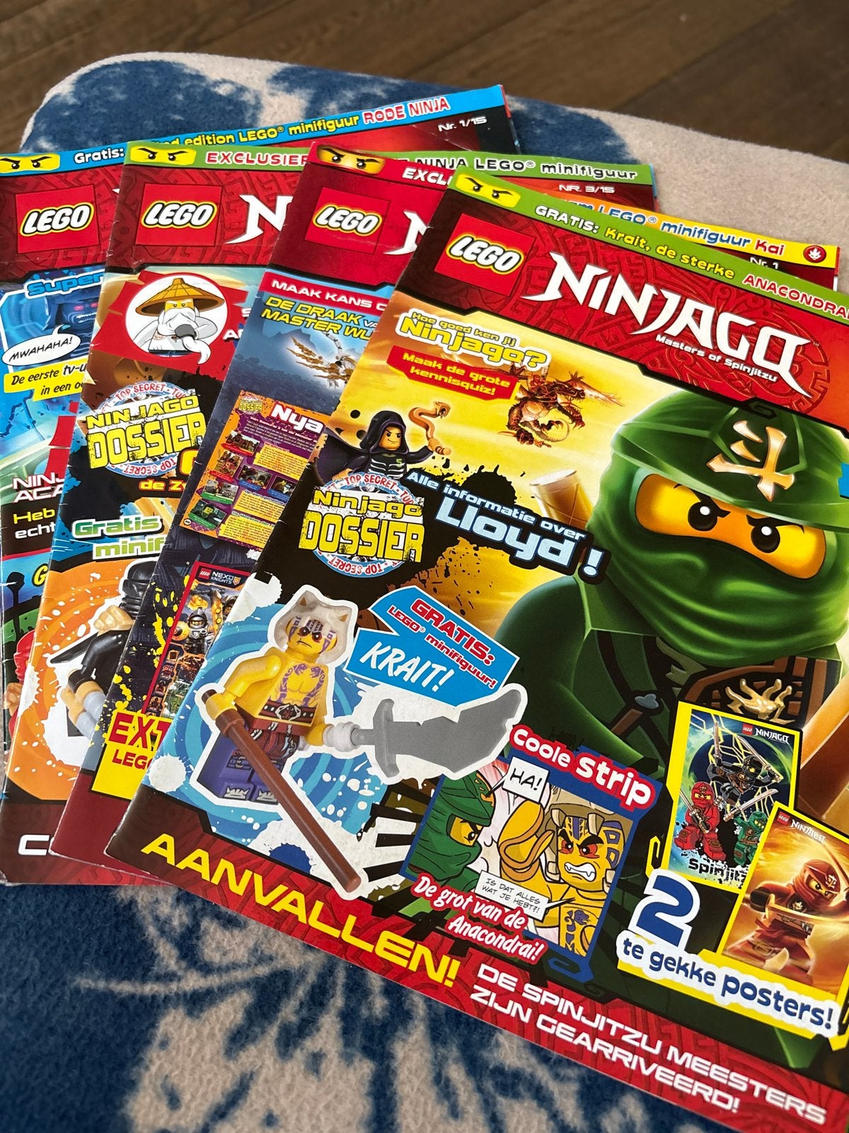 Lego Ninjago Tijdschriften met Minifiguren - Diverse Nummers, Boeken, Tijdschriften en Kranten, Ophalen of Verzenden, Gelezen