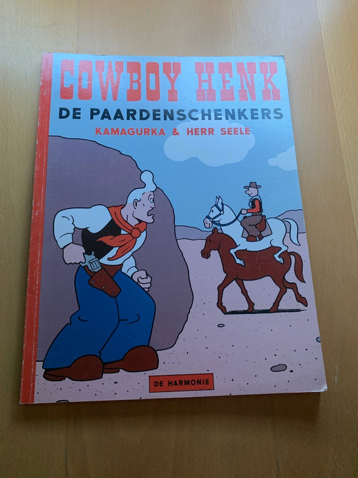 Cowboy Henk: De Paardenschenkers - Kamagurka & Herr Seele, Eén stripboek, Ophalen of Verzenden, Gelezen