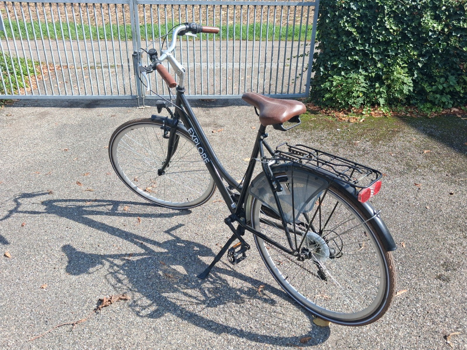damesfiets, Ophalen