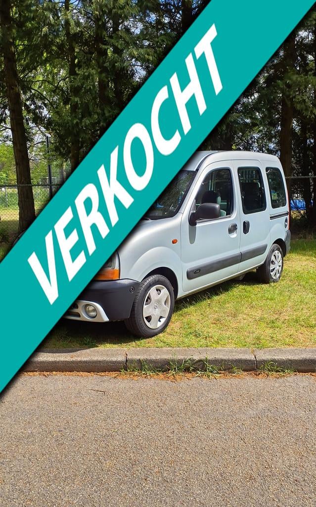 Renault Kangoo 1.4 Privilège Invalide vervoer Automaat, Auto's, Gebruikt, 4 cilinders, Metallic lak, 49 €/maand
