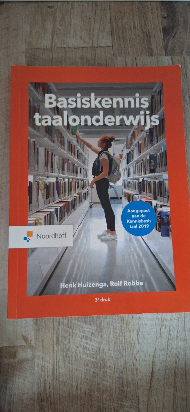 Basiskennis taalonderwijs - Henk Huizenga, Rolf Robbe, Verzenden, Zo goed als nieuw, Henk Huizenga, Rolf Robbe, Nederlands