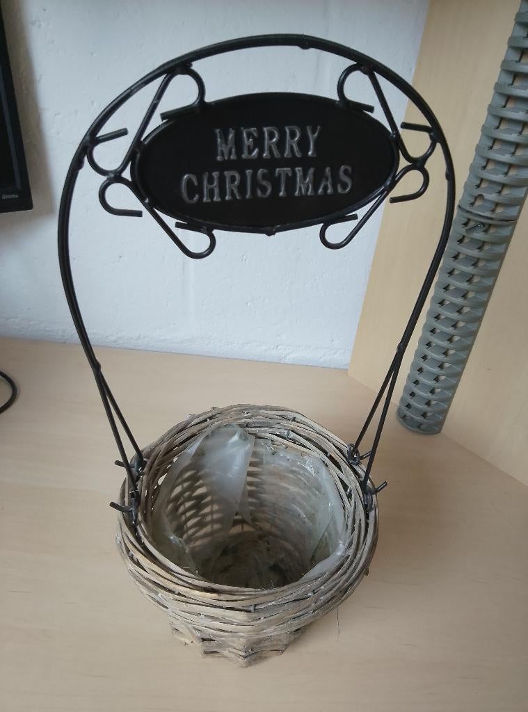 Bloempot kerst, Ophalen of Verzenden, Gebruikt