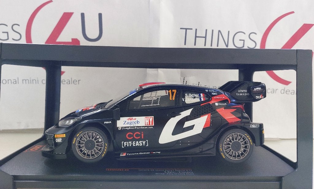 Ixo 1:18 Toyota GR Yaris Rally1 Hybrid winnaar Rally Kroatië, Ophalen of Verzenden, Nieuw, Auto, Overige merken