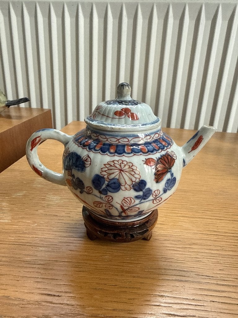 Zeldzaam 18e-eeuws Chinees Imari theepotje, Antiek en Kunst, Ophalen
