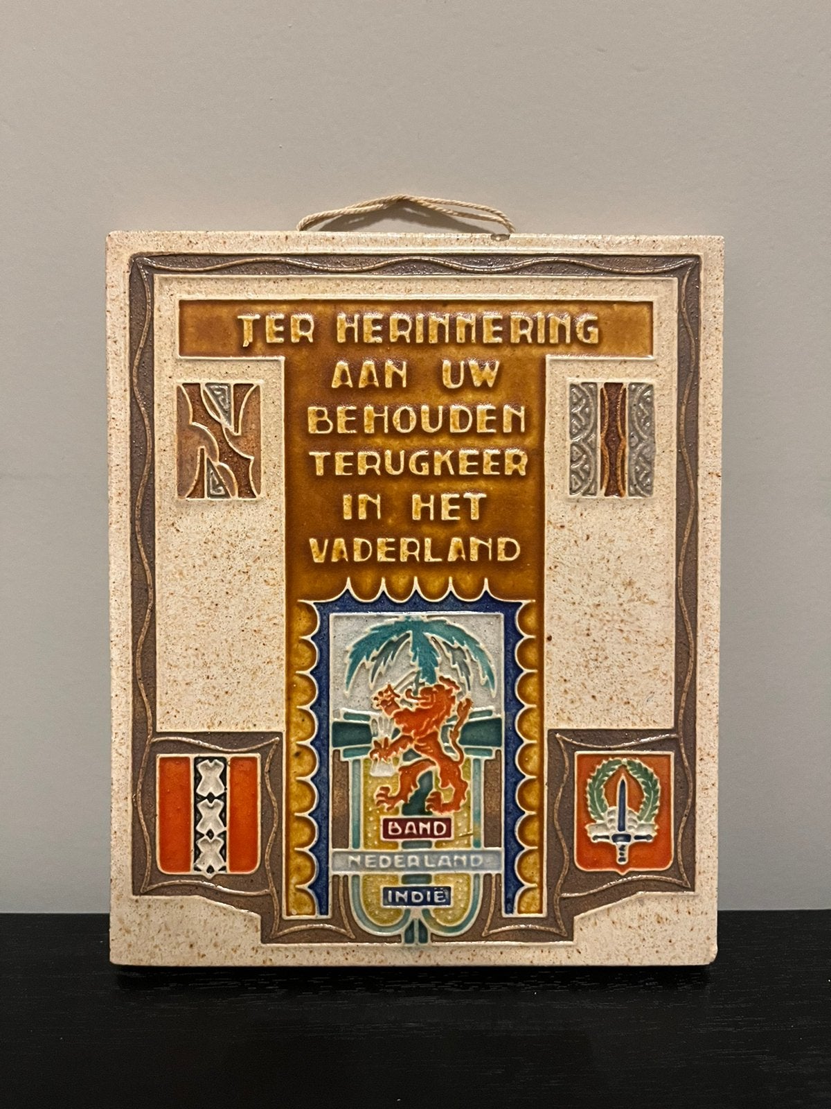 Tegel nederlands indië, Ophalen of Verzenden