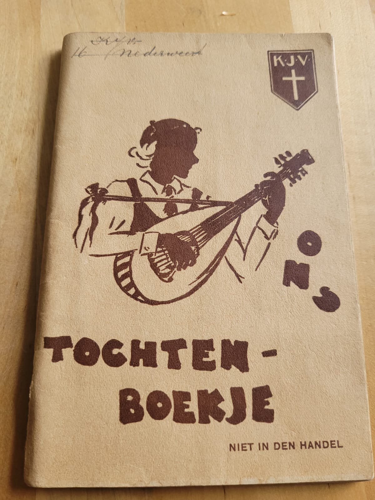 Tochtenboekje kath. Jeugd vereeniging breda 5 juli 1930 ons, Ophalen of Verzenden, Gelezen