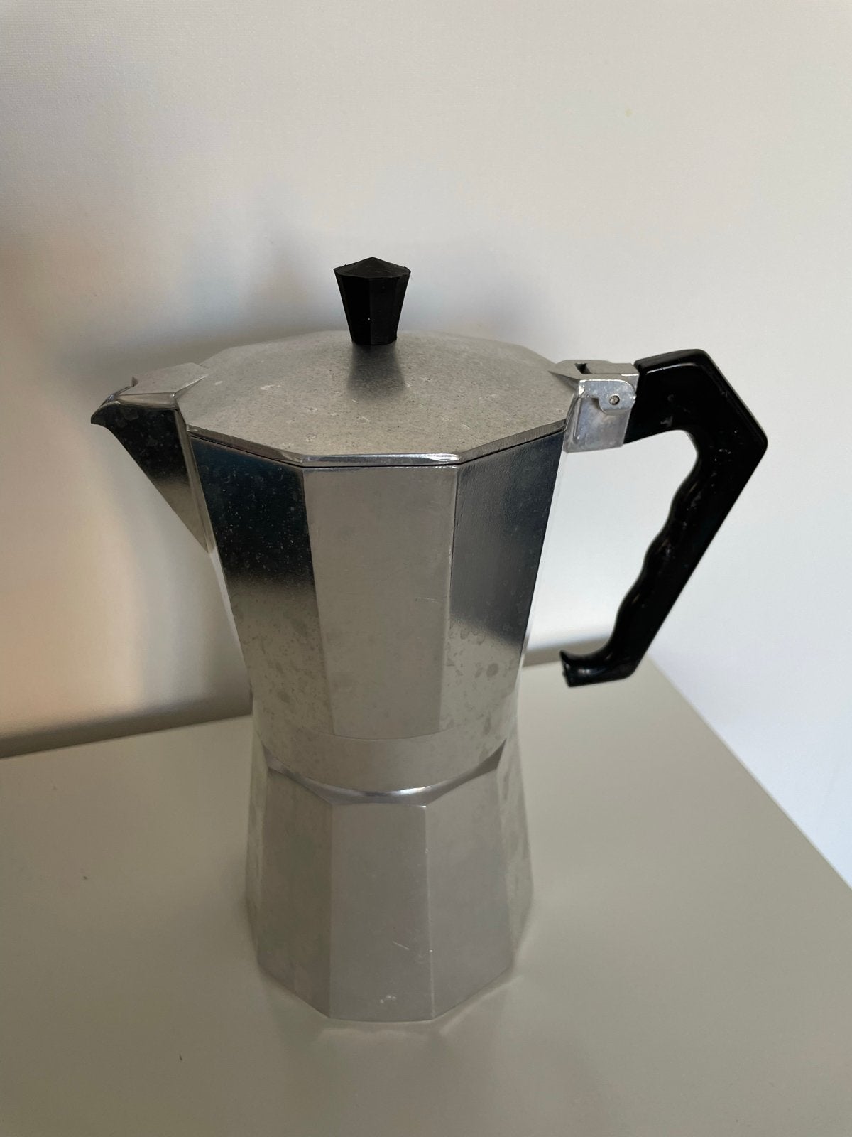 Express percolator, aluminium, 400 ml, Witgoed en Apparatuur, Koffiezetapparaten, Gebruikt, Overige modellen, Gemalen koffie, Ophalen of Verzenden
