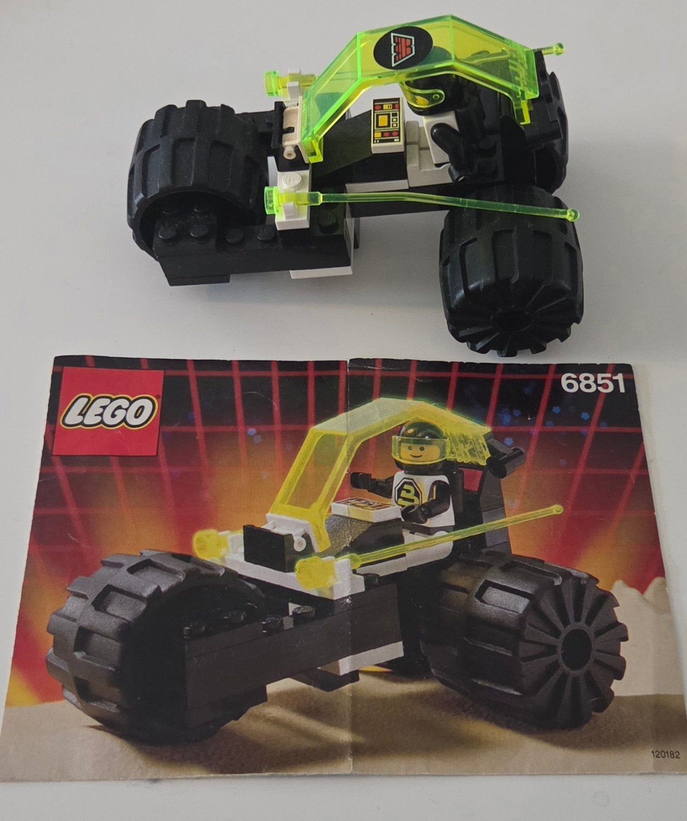 Lego Space Buggy 6851 met instructieboekje, Gebruikt, Lego, Compleet, Ophalen of Verzenden